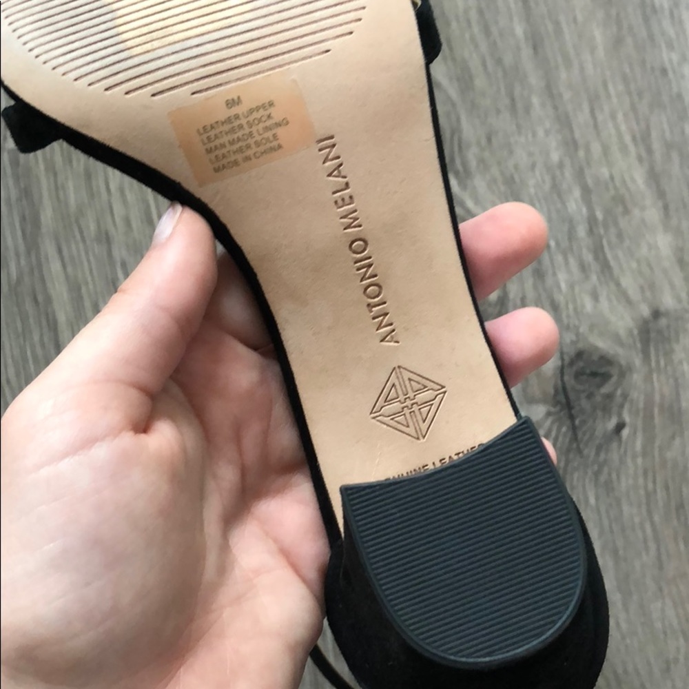 Antonio Melani Black Sandals - Picture 8 of 8